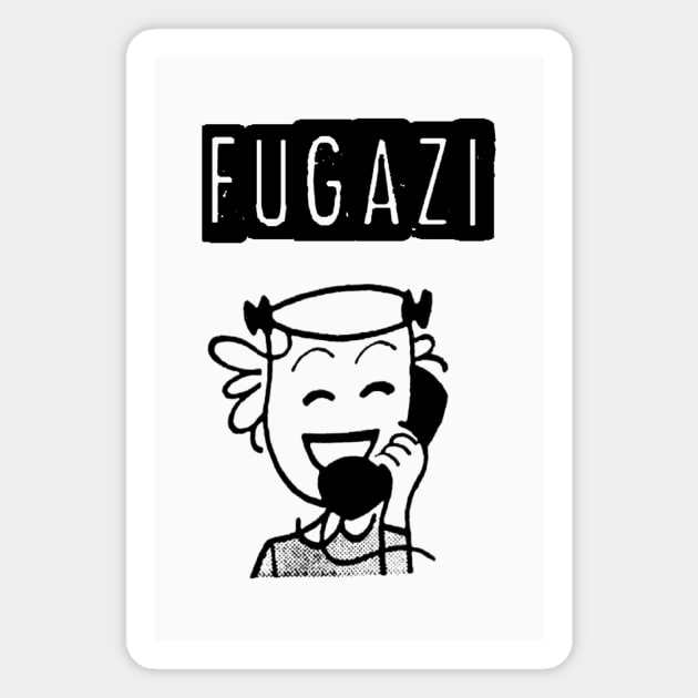 fugazi Magnet by Stubbs Letterpress